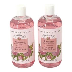 Crabtree Evelyn Rosewater Bath & Shower Gel 16.9 oz NEW (2 pk)